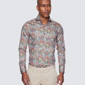 Hawes \u0026 Curtis Men York Royal Paisley 