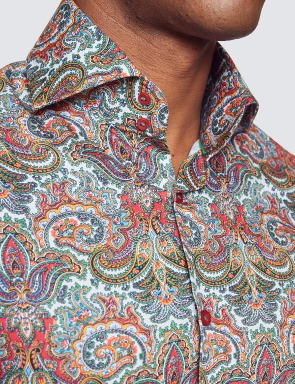 Hawes & Curtis Men York Royal Paisley Shirt