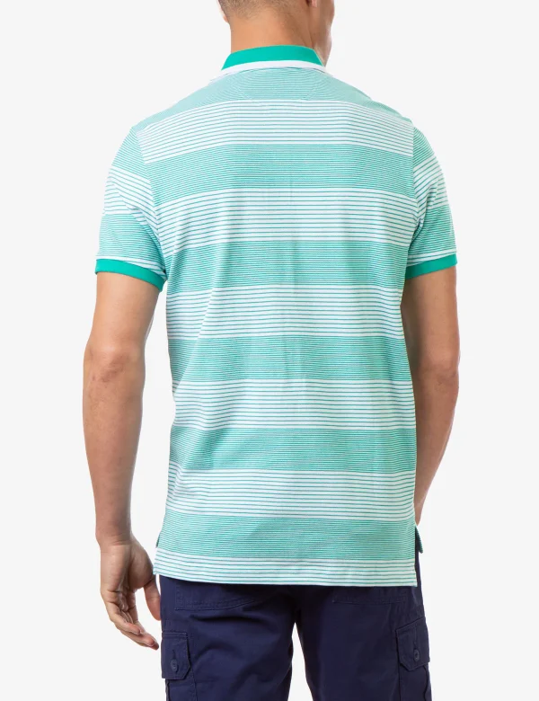 U.S.POLO STRIPE PIQUE POLO SHIRT