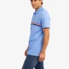 PIECED SIGNATURE STRIPE PIQUE POLO SHIRT