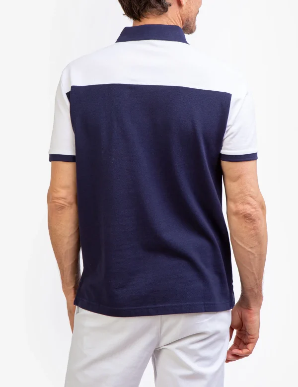 U.S. POLO COLORBLOCK PIQUE POLO SHIRT WITH POCKET