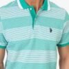 U.S.POLO STRIPE PIQUE POLO SHIRT