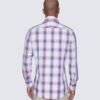Hawes & Curtis Men York Blue & Orange Shirt