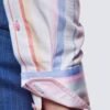 Hawes & Curtis Men York Blue & Yellow Stripe Shirt