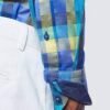 Hawes & Curtis Men Blue Green check Shirt