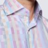 Hawes & Curtis Men York Red & Blue Shirt