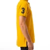 YELLOW COLOR BIG LOGO POLO SHIRT