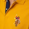 YELLOW COLOR BIG LOGO POLO SHIRT