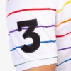 PRIDE YARN DYE STRIPE PIQUE POLO SHIRT