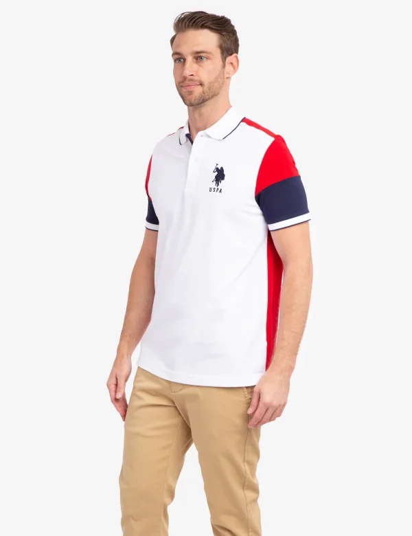 COLORWHITE PIQUE POLO SHIRT