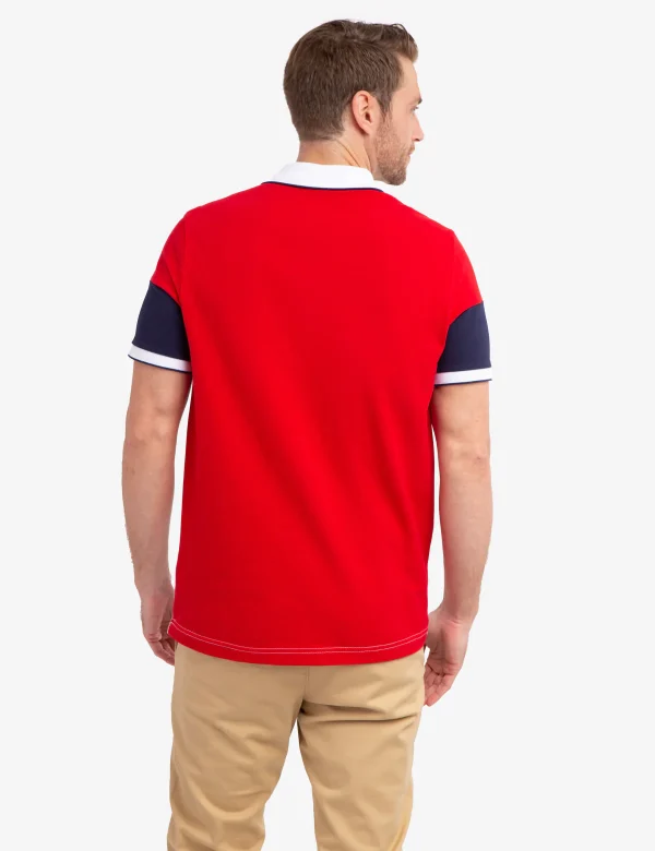 COLORWHITE PIQUE POLO SHIRT