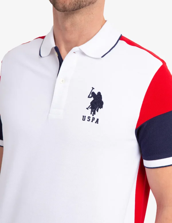 COLORWHITE PIQUE POLO SHIRT