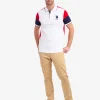 COLORWHITE PIQUE POLO SHIRT