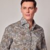 Hawes & Curtis Men Roger Royal Paisley Shirt