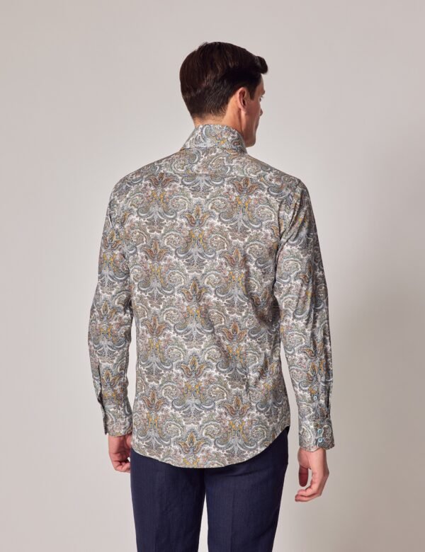 Hawes & Curtis Men Roger Royal Paisley Shirt