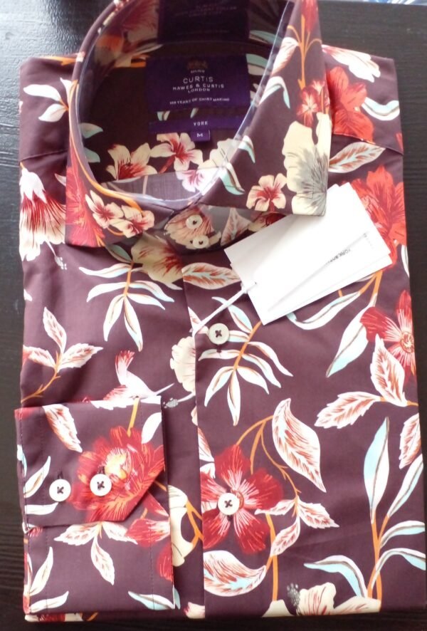 Hawes & Curtis Men York Botanical Floral Shirt