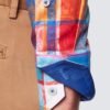 Hawes & Curtis Men York Pink & Blue Shirt