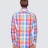 Hawes & Curtis Men York Pink & Blue Shirt