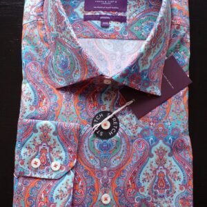 Hawes & Curtis Men Brandon Hemsley Paisley Shirt