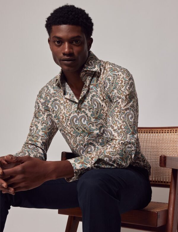 Hawes & Curtis Brandon Paris Paisley Men Shirt