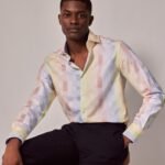 Hawes & Curtis Men Blue And Yellow York SC