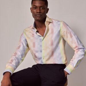 Hawes & Curtis Men Blue And Yellow York SC