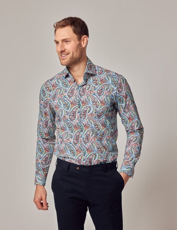 Hawes & Curtis Men Fun Paisley Shirt