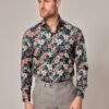 Hawes & Curtis Men Shadow Lilly's Shirt