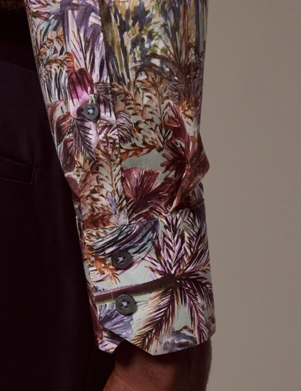 Hawes & Curtis Watercolor Jungle Men Shirt