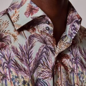 Hawes & Curtis Watercolor Jungle Men Shirt