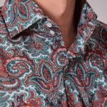 Hawes & Curtis Men  White And Red York Shirt