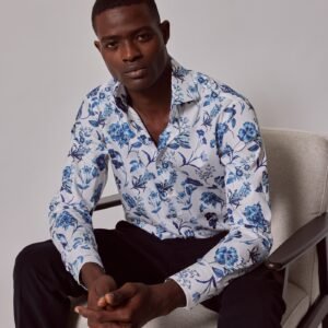 Hawes & Curtis Men Vintage Botanical Shirt