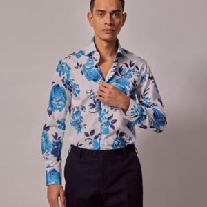 Hawes & Curtis Large Painted Floral Shirt