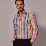 Hawes & Curtis Men Multi Coloured York Shirt