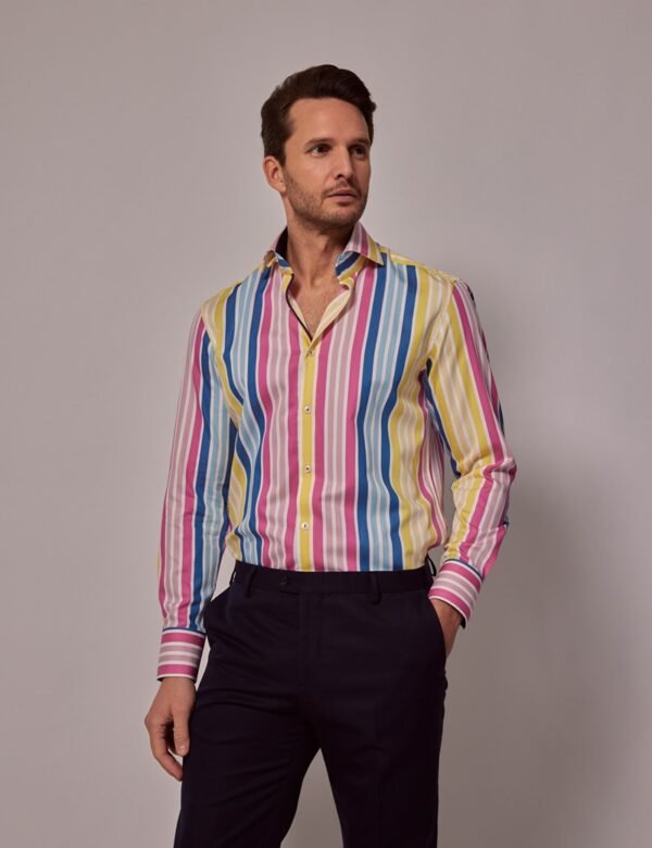 Hawes & Curtis Men Multi Coloured York Shirt