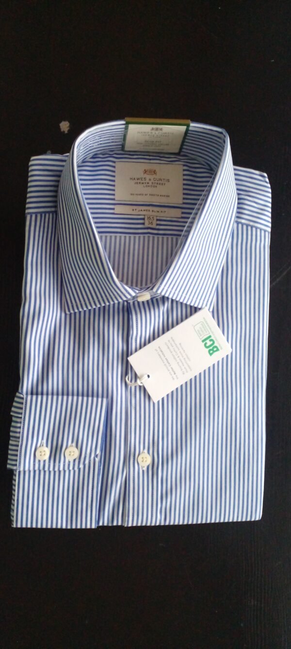 Hawes & Curtis Men Slim Bengal Stripe Shirt