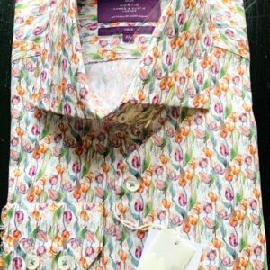 Hawes & Curtis Men Tulip Flowers shirt
