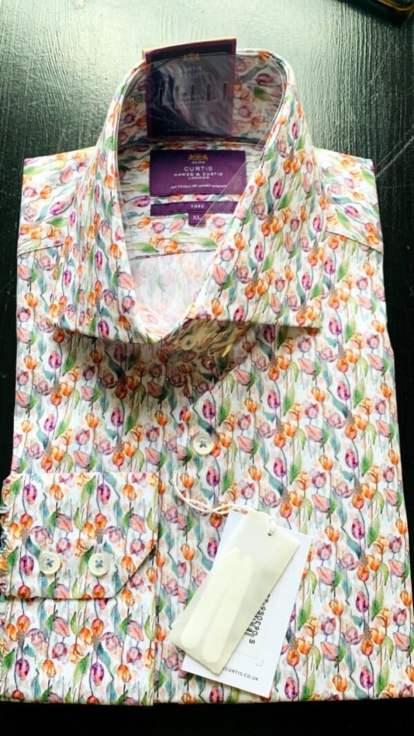 Hawes & Curtis Men Tulip Flowers shirt