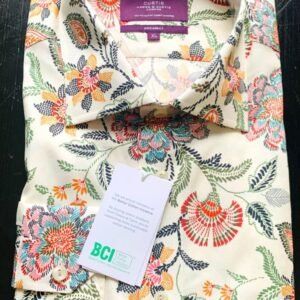 Hawes and Curtis Men New Piccadilly Cream & White Sc shirt